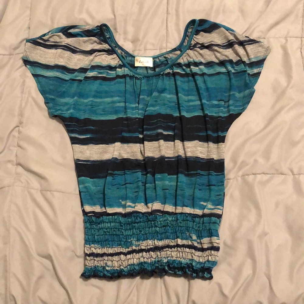 🔴 Black Blue Gray Shirt